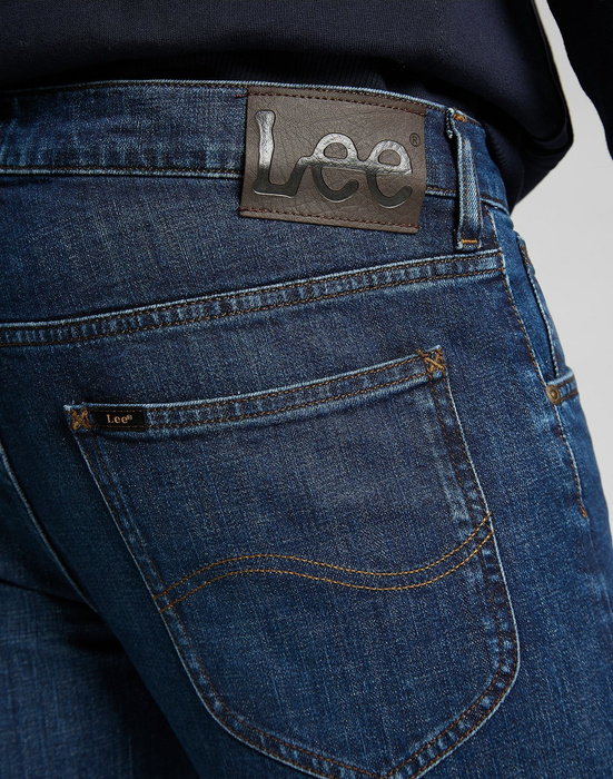 Jeansy męskie Lee DAREN ZIP FLY L707KNDD w kolorze Mid Foam