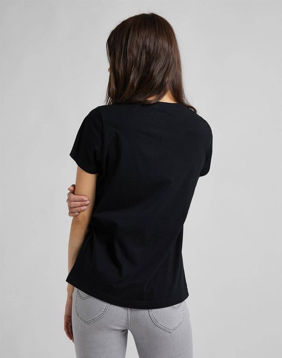 Koszulka damska Lee LOGO TEE L42UER01 w kolorze black