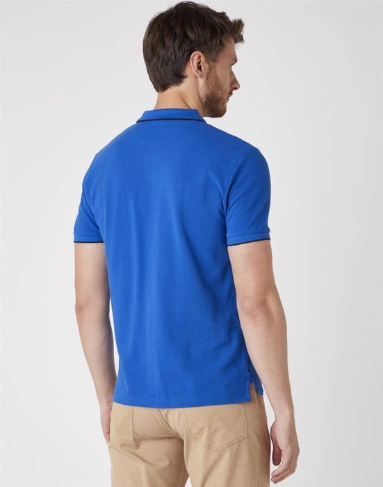 Męska koszulka Polo Wrangler SS POLO TEE W7D5K4X05 w kolorze wrangler blue