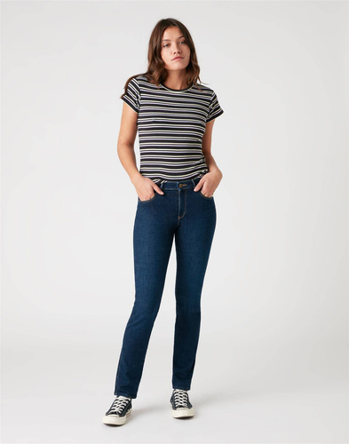 Jeansy damskie Wrangler Slim w kolorze Night Blue